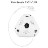 3MP 360°Panoramic IP Camera Night Vision Surveillance Camera