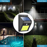 48-LED Solar Sensor Motion Sensor Wall Light