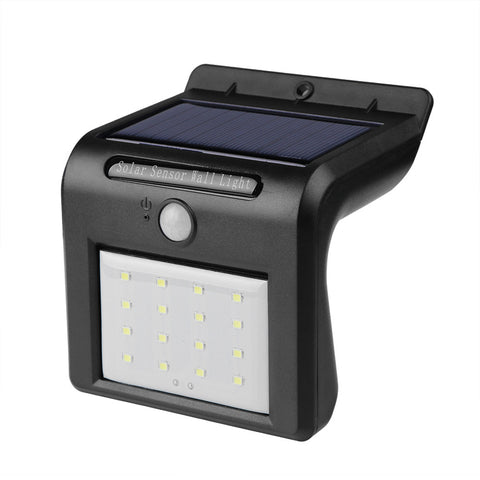 16-LED Solar Powered Lamp with Motion Sensor