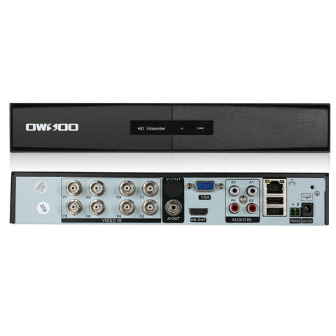 8CH H.264 AHD 1080P P2P Network Security Support System