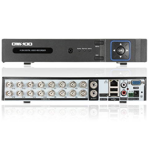 XVR 16CH 1080P 5-in-1 Hybrid Security Camera Surveillance System