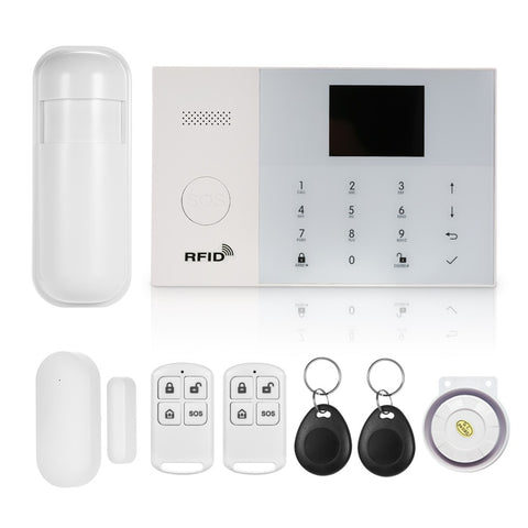 433MHz Wireless WIFI + GSM SMS Auto-dial Alarm Security System #1