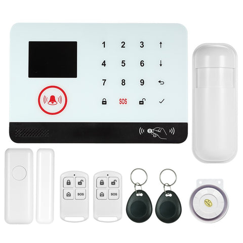 433MHz Wireless WIFI + GSM SMS Auto-dial Alarm Security System #2