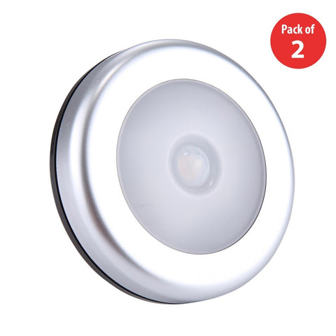6 LEDs Motion Sensor Light Control Night Light - Pack of 2