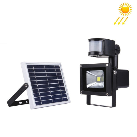 10W 900LM LED Infrared Sensor Flood Light with Solar Panel